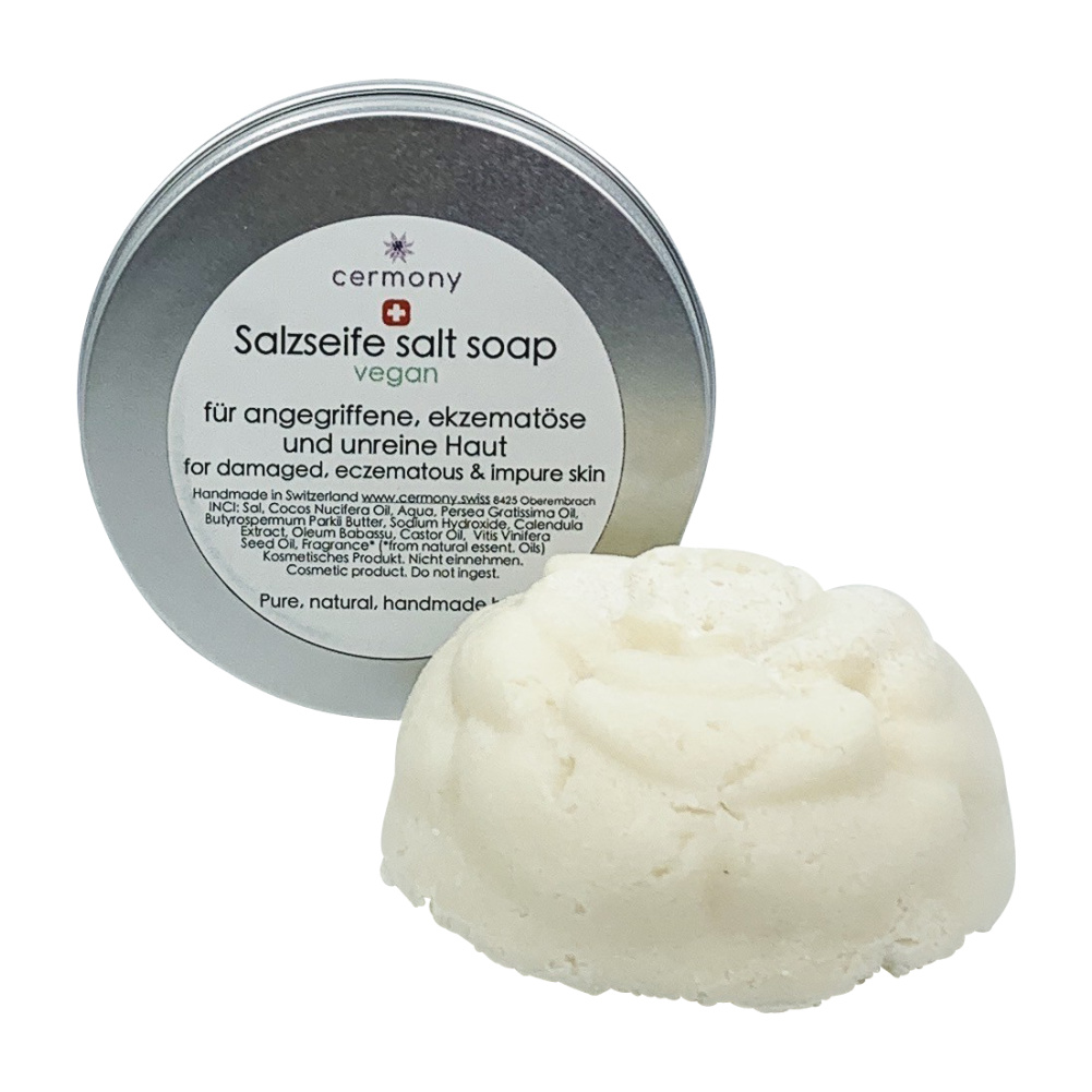 Salzseife Gesichtsreinigung / Salt Soap Image